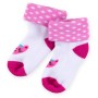 Шкарпетки дитячі Luvena Fortuna з малюнком рожеві (66012 F)