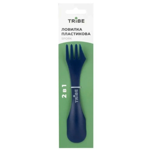 Ложка-виделка туристична Tribe Spork пластикова blue (T-FC-0031-blue)