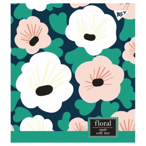 Зошит Yes А5 Floral Explosion 18 аркушів клітинка (765183)