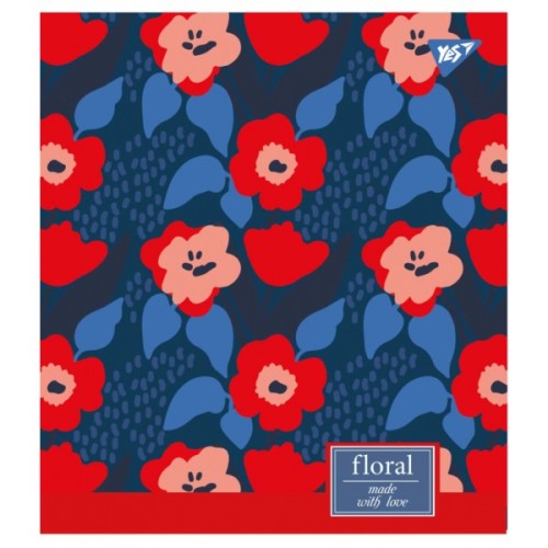 Зошит Yes А5 Floral Explosion 18 аркушів клітинка (765183)