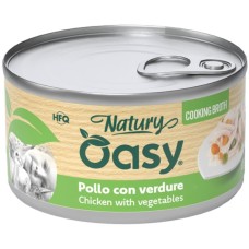 Консерви для котів OASY Wet Natury з куркою та овочами 85 г (8054329514658)