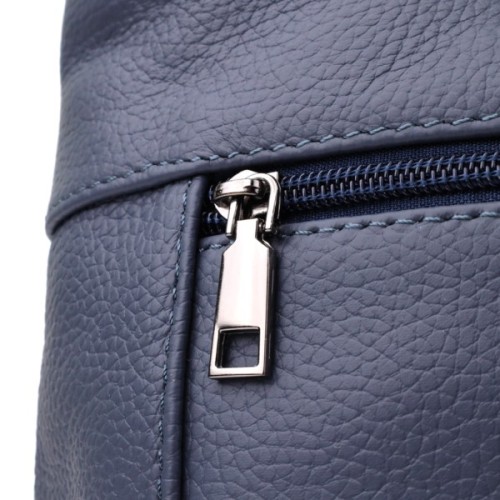 Сумка Vintage З натуральної шкіри Синя (23016)