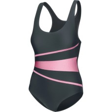 Купальник Aqua Speed Stella Lady 299-33 графітовий, рожевий 36 (5905718629619)