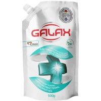 Рідке мило Galax Класичне З антибактеріальними властивостями Дой-пак 500 г (4823128001539)