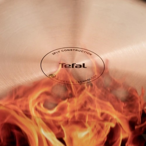 Сковорода Tefal ВОК Emotion+ Power з кришкою 28см (E3411655)