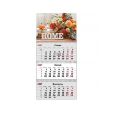 Календар Axent настінний квартальний 2027 рік 3 пр. Hygge 2 (8803-27-23-A)