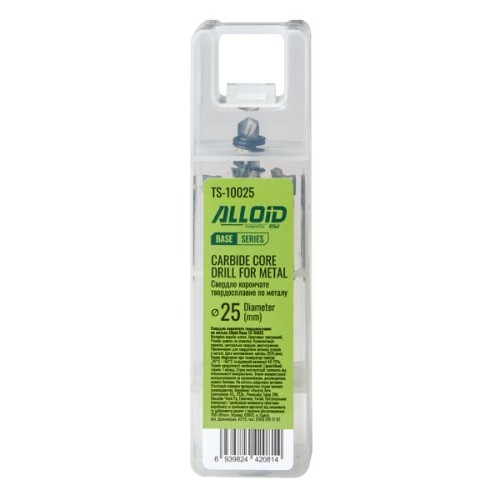 Свердло Alloid Base, корончате, твердосплавне, по металу, 25мм (TS-10025)