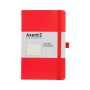 Книга записна Axent Partner 125х195 мм без лініюванням 96 аркушів Червона (8307-05-A)