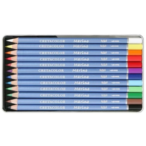 Олівці кольорові Cretacolor Marino акварельні 12 кольорів (9002592240124)