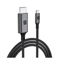 Кабель мультимедійний USB-C to HDMI M 2.0m 4K60Hz black Armorstandart (ARM76891)