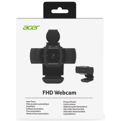 Веб-камера Acer FHD Webcam Black (HP.EXPBG.019)