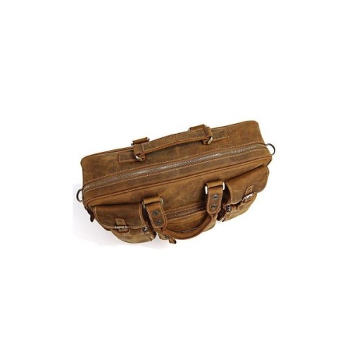 Сумка Vintage У вінтажному стилі Коричнева (14051)