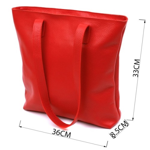 Сумка Shvigel Шкіряна Червона (16355)