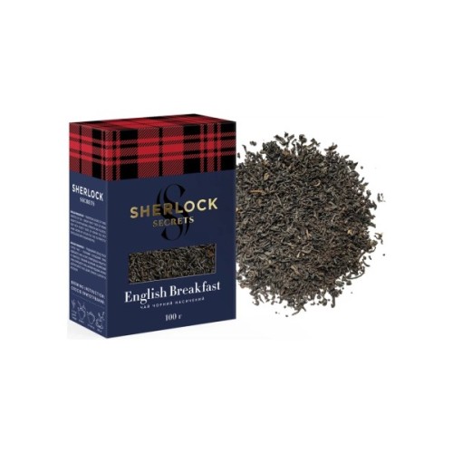 Чай Sherlock Secrets English Breakfast чорний листовий 100 г (shs.00902)