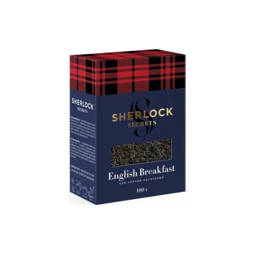 Чай Sherlock Secrets English Breakfast чорний листовий 100 г (shs.00902)