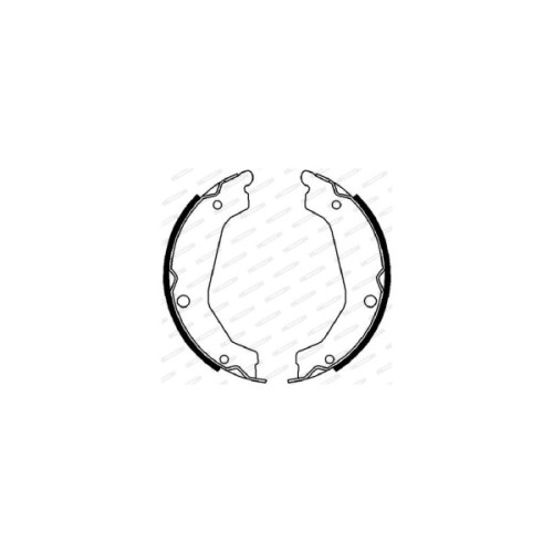 Гальмівні колодки FERODO FSB4020