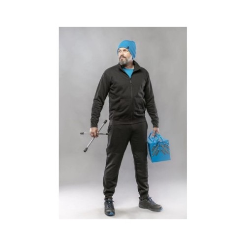 Штани робочі Hoegert MURG HT5K439-L 65% бавовна/35% поліестер чорні, L (52) (HT5K439-L)