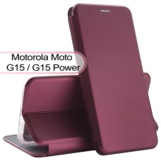 Чохол до мобільного телефона BeCover Exclusive Motorola Moto G15 / G15 Power Red Wine (713515)
