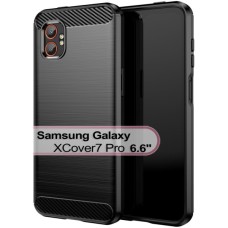 Чохол до мобільного телефона BeCover Carbon Series Samsung Galaxy XCover7 Pro SM-G766B Black (713559)