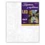 Картина по номерам Santi Дівчина з букетом 40х50 см LED підс (956652)