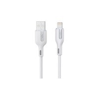 Дата кабель USB 2.0 AM to Lightning 1.0m 2.4A white Choetech (XAL-0003-WH-V2)