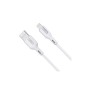 Дата кабель USB 2.0 AM to Lightning 1.0m 2.4A white Choetech (XAL-0003-WH-V2)