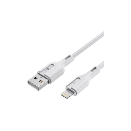 Дата кабель USB 2.0 AM to Lightning 1.0m 2.4A white Choetech (XAL-0003-WH-V2)