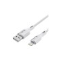 Дата кабель USB 2.0 AM to Lightning 1.0m 2.4A white Choetech (XAL-0003-WH-V2)