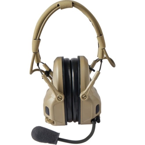 Тактичні навушники Ops-Core AMP Communication Headset-Connectorized. Верхній тримач. Tan (N101153-01-0000)