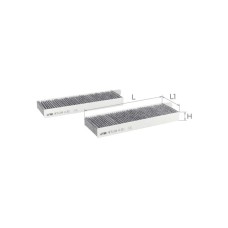 Фільтр салону ALPHA FILTER AF5104a-2