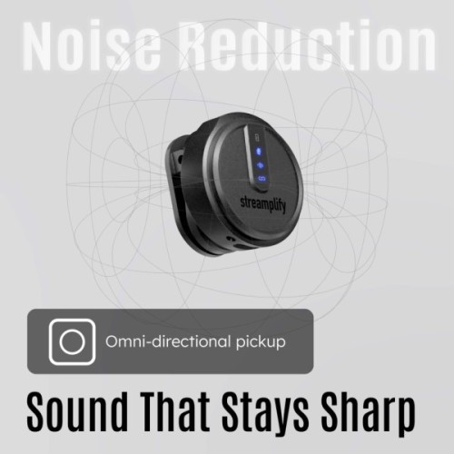 Мікрофон Streamplify MIC GO-48-WL Black (SPML-MG1C051.11)