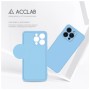 Чохол до мобільного телефона ACCLAB SoftShell Apple iPhone 15 Pro Max Light Blue (1283126586507)