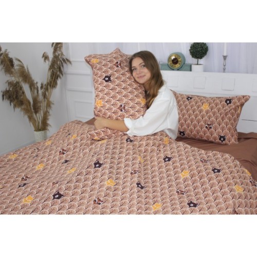 Постільна білизна MirSon Бязь 17-0525 Fabulous forest Сімейний 160x220 (2200003665925)