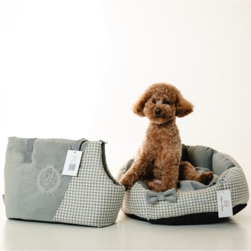 Лежак для тварин Chloe's Home Берлін М сірий (CLH5576)