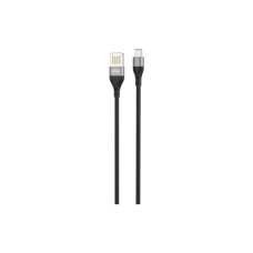 Дата кабель USB 2.0 AM to Lightning 1.0m 2.4A double-sided NB188 gray XO (6920680879694)