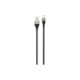 Дата кабель USB 2.0 AM to Lightning 1.0m 2.4A double-sided NB188 gray XO (6920680879694)
