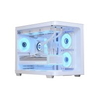Корпус для ПК AeroCool P300C-G-WT-v1 White (ACCS-PN02033.21)