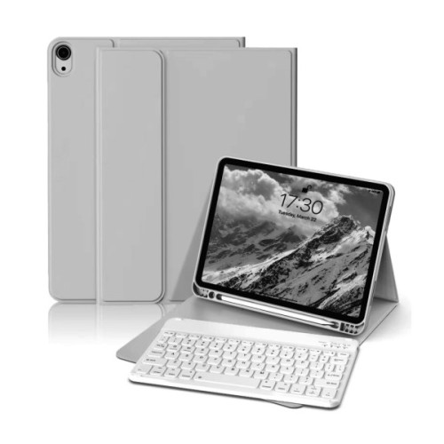 Чохол до планшета BeCover with keyboard Apple iPad Mini 6 2021 Gray (712988)