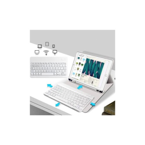 Чохол до планшета BeCover with keyboard Apple iPad Mini 6 2021 Gray (712988)