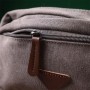 Сумка Vintage На два відділення з текстилю Сіра (22230)