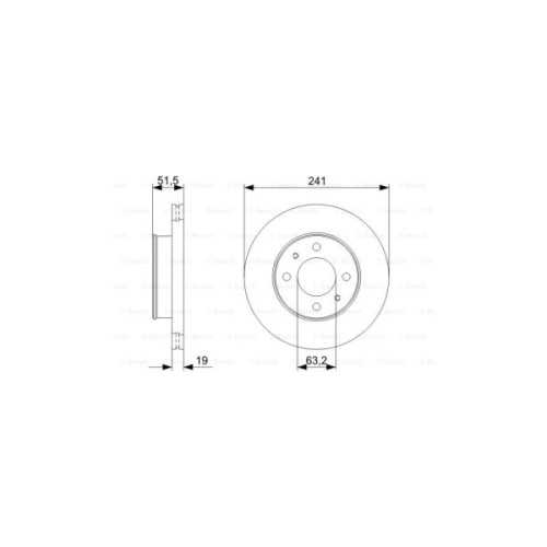 Гальмівний диск Bosch 0 986 479 377