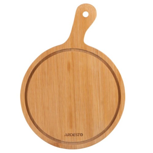 Дошка для подачі Ardesto Midori, 2 предмети, 19.5х14х0.8см, бамбук, нержавіюча сталь (AR0935)