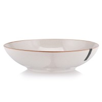 Тарілка Ardesto Apulia, 820мл, 20.8см, кераміка, сірий (AR2921AG)