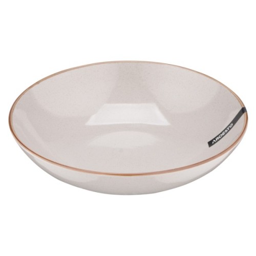 Тарілка Ardesto Apulia, 820мл, 20.8см, кераміка, сірий (AR2921AG)