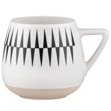 Чашка Ardesto Auro, 440мл, кераміка, білий (AR3033)