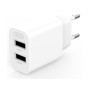 Зарядний пристрій XO L109 12W 2xUSB-A White (L109_White)