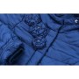 Куртка дитяча Snowimage подовжена з капюшоном і квіточками (SICY-G107-110G-blue)