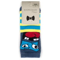 Шкарпетки дитячі BNM з монстриками (M0C0101-2063-5B-dackblue)