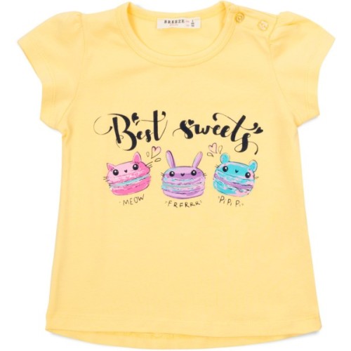 Набір дитячого одягу Breeze футболка і капрі (17087-104G-yellow)