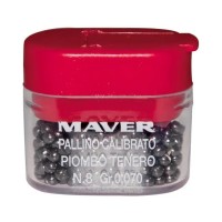 Грузило Maver набір Pallini Supercalibrati Teneri 6 (0.102g) (1300.34.55)